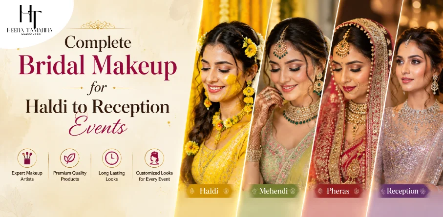 Haldi mehandi makeup artist